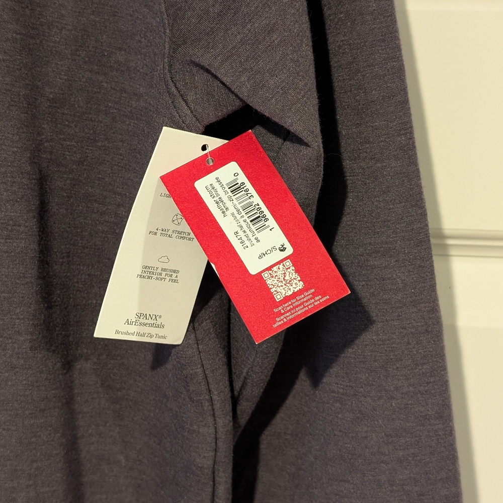 NWT SPANX AirEssentials® Brushed Half Zip Tunic - Picture 7 of 7